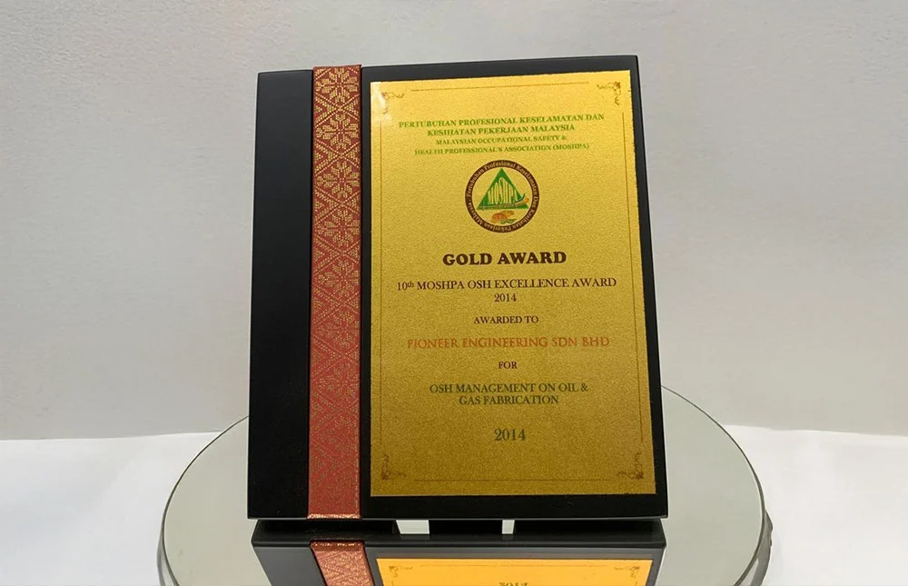 MOSHPA OSH Excellence Awards 2014 (GOLD AWARD)